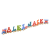 Wooden Name Alphabet Letter Train Toy 
