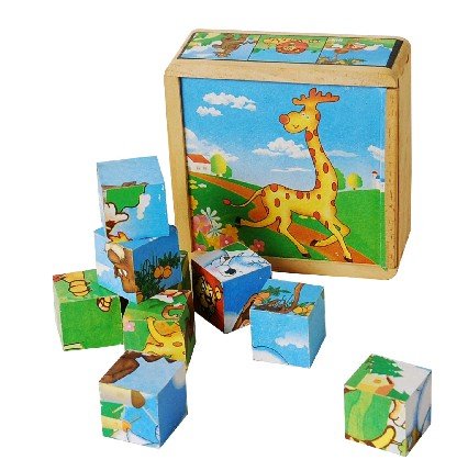 Children toys wooden jigsaw puzzle 