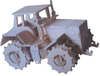  Wooden Legno Tractor Puzzle Toys