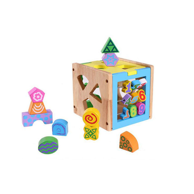 DIY Bamboo Shapes Sorter Box