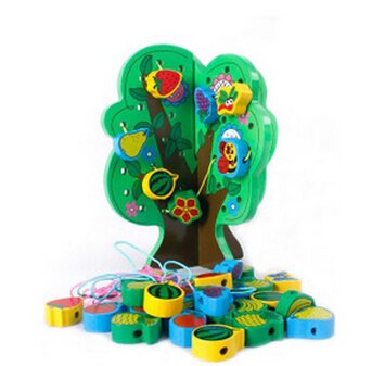 Wooden Educational Stringing Toy 