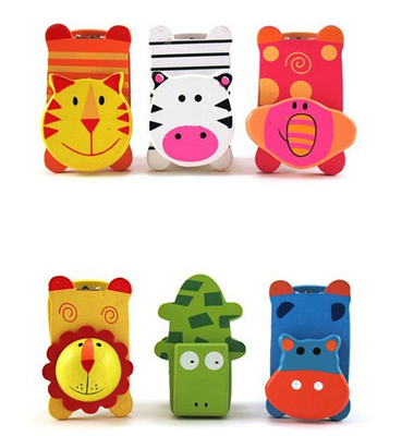 Cartoon Cute Wooden Animal Stapler 