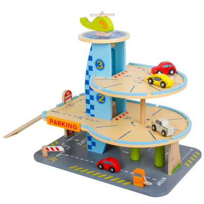 Wooden Parking Garage Toys