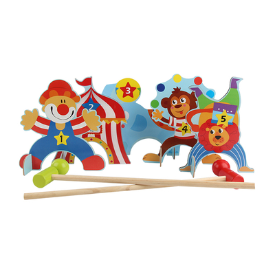  Kids Educational Wooden Gate Ball Toy 