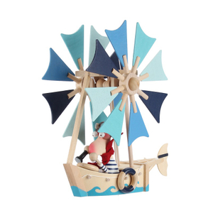 Wooden windmill Construction puzzle toys 