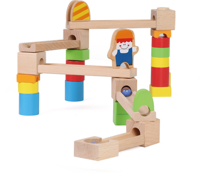 Marble Run Wood Toys Ball Game 