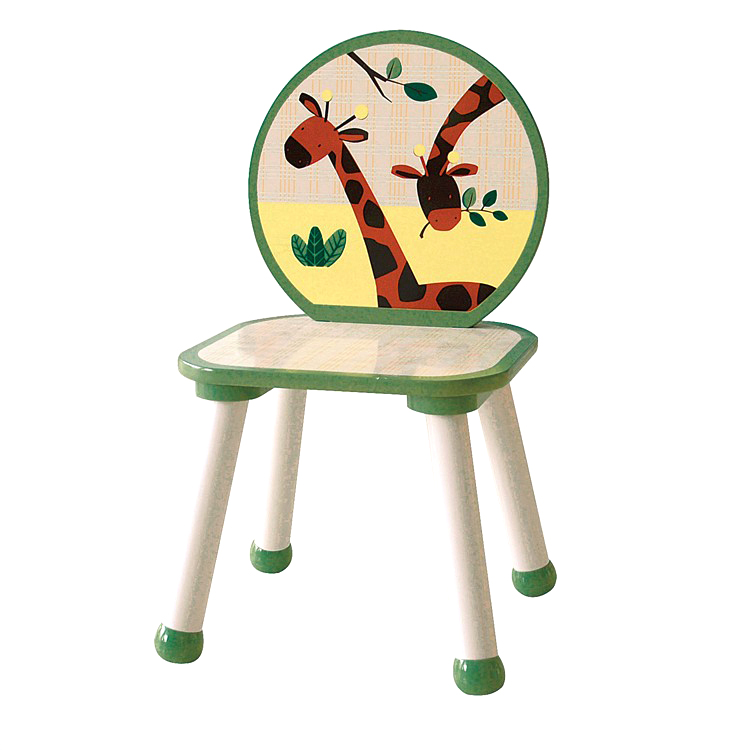 Children furniture with animal canvas 