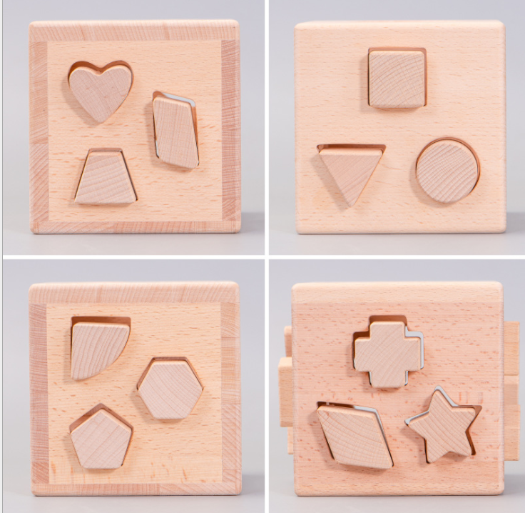  Wooden Toy Cars Pull Along Toy 