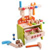 Easy Assembly Kids Pretend Play Educational Wooden Workbench Boy Tool Toy Set 