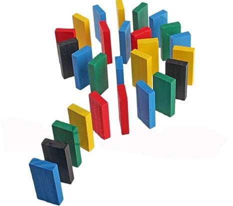 28 pieces wooden dominoes toys