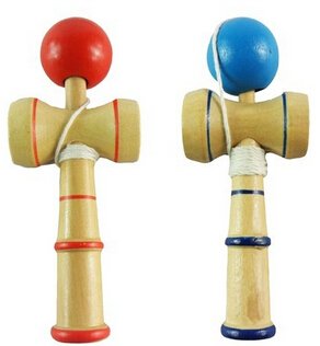  Japanese Traditional Wooden Kendama Ball Toy
