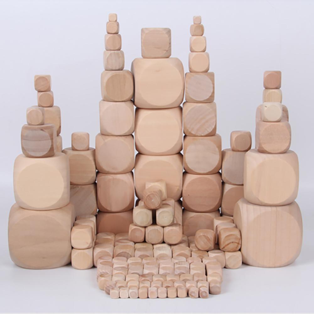 Blank Dice Wooden Custom Color Wood Dice 