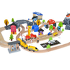Wooden Train Set Track toys 