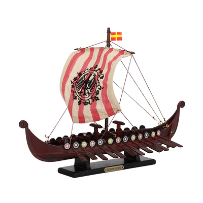 Wooden "DRAKKAR OSEBERG" Viking Ship model