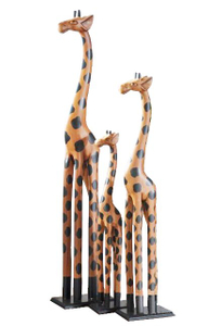 Craft Wooden Giraffe, Decorative Wooden Giraffe