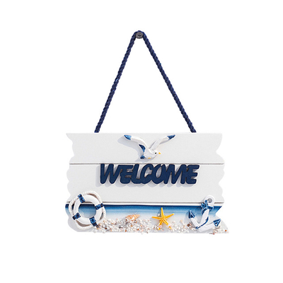  Wooden hanging welcome sign 