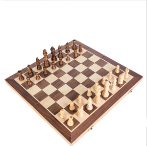  International Multifunction Wooden Floding Chess Board 