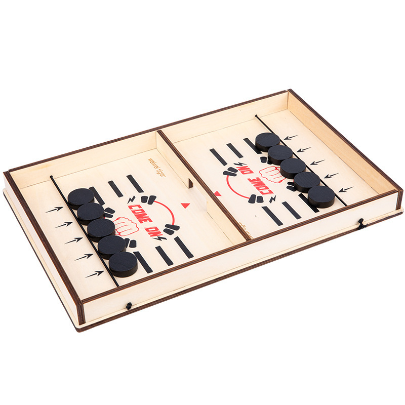 Interactive Game Table Hockey Toy Intelligence Wooden Board Game