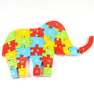  Kids Teaching 3d animal wooden puzzles 