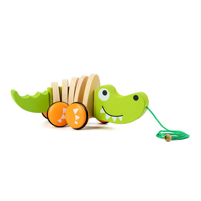 Wooden Animal Push Pull Along Toy 