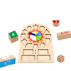  Wooden Digital Clock Building Blocks 