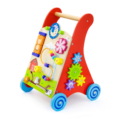 wooden baby walking toys