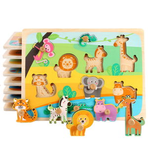  Wooden Geometric Puzzle for Kids 