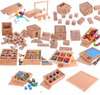 Montessori Materials 15 in 1 Games Wooden Puzzle 