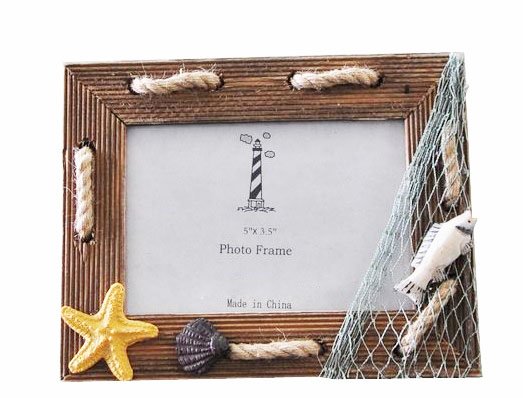 Blue Rustic 4x6 Wooden Photo Frames