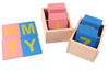 Wooden Montessori materials Geometric Solids Toys 